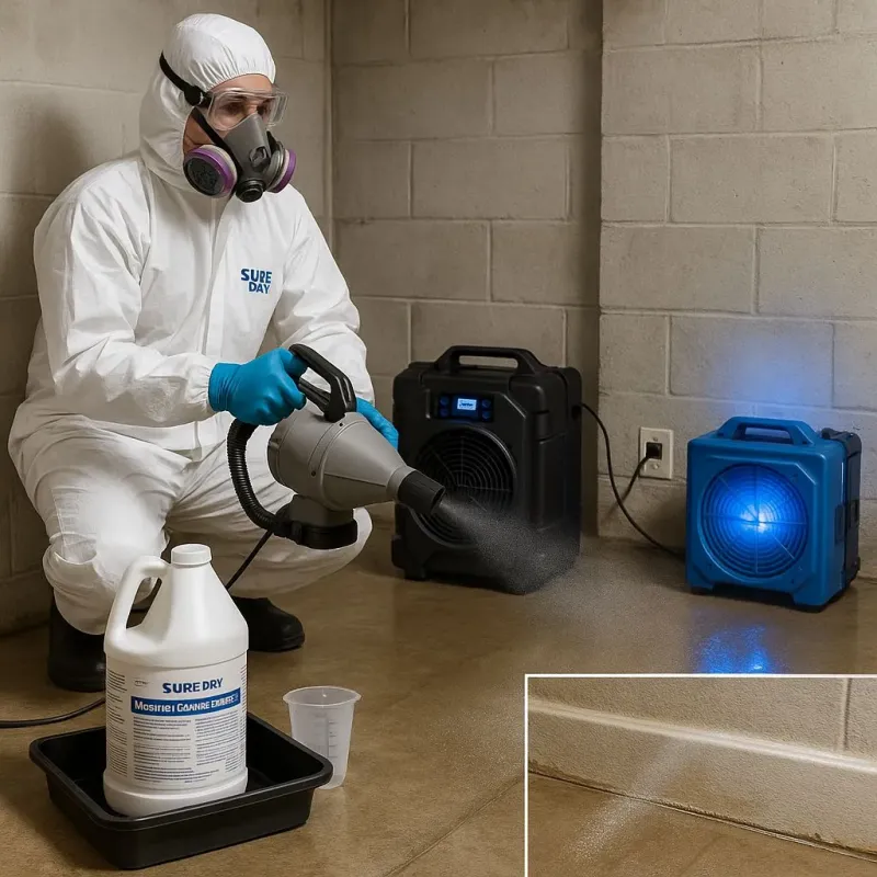 Sanitization and Odor Removal process in Rutherford, PA