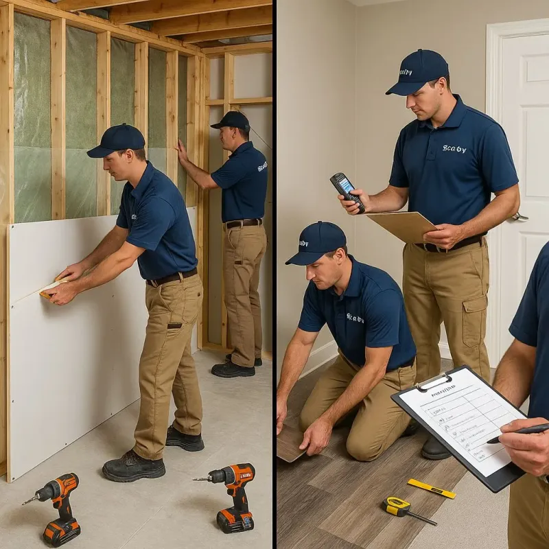 Repairs and Reconstruction process in Rutherford, PA