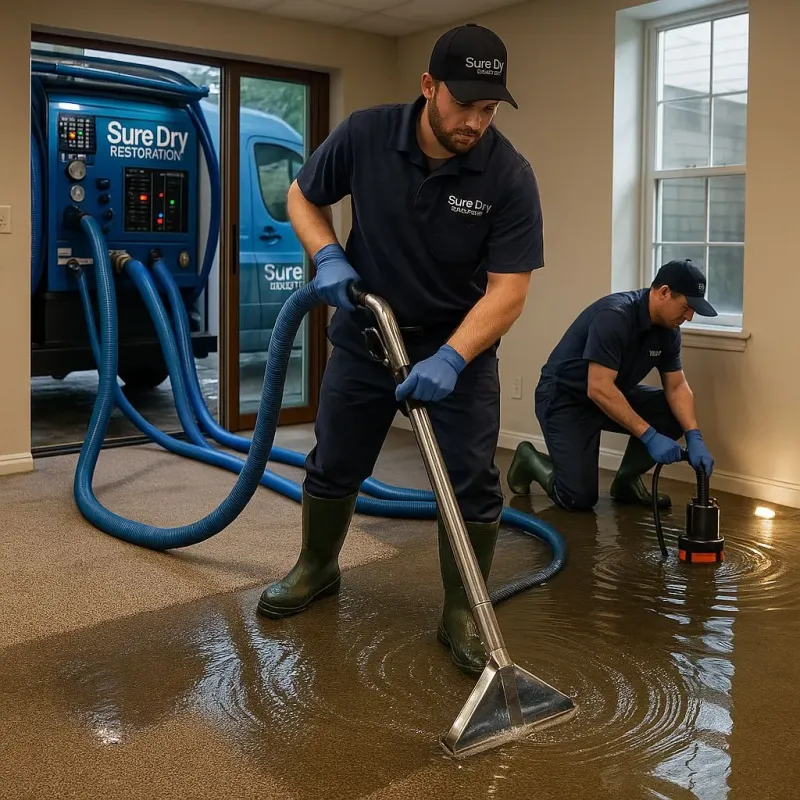 Water Extraction and Removal process in Rutherford, PA